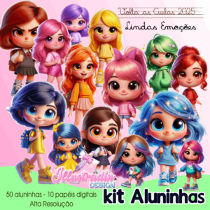 kit Digital aluninhas  EMOÇOES 2025