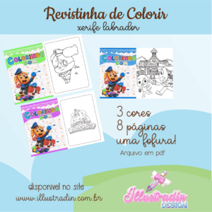 REVISTINHA DE COLORIR - XERIFE LABRADOR