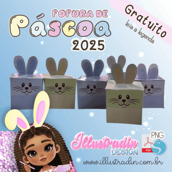 Caixinhas pascoa 2025